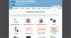 Desktop Screenshot of deltaseals.com